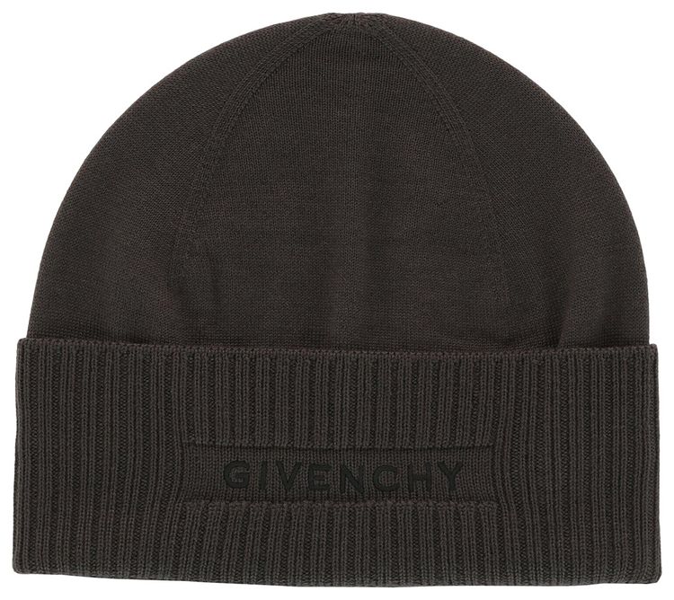 Givenchy Ribbed Embroidered Logo Beanie Quartz Multi