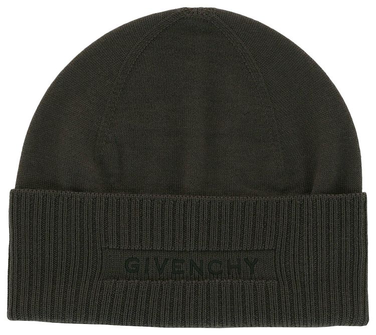 Givenchy Ribbed Embroidered Logo Beanie Quartz Multi