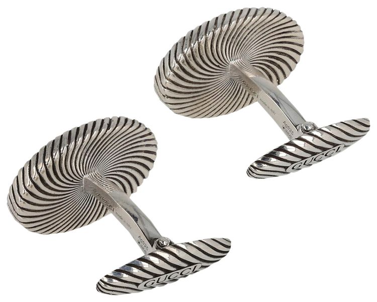 Gucci Double G Cufflinks Silver