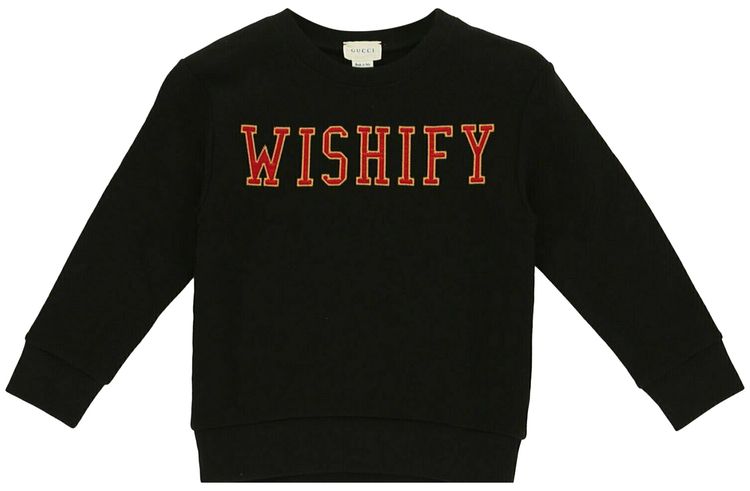 Gucci Wishify Patch Sweater Black