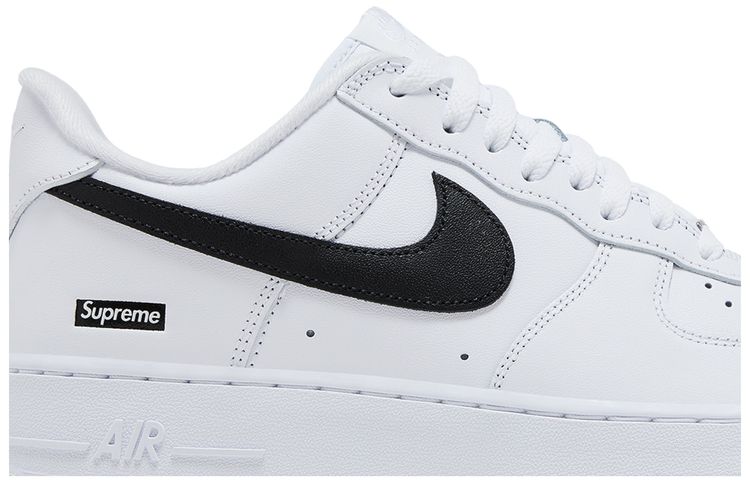 Supreme x Nike Air Force 1 Low Box Logo   White Black