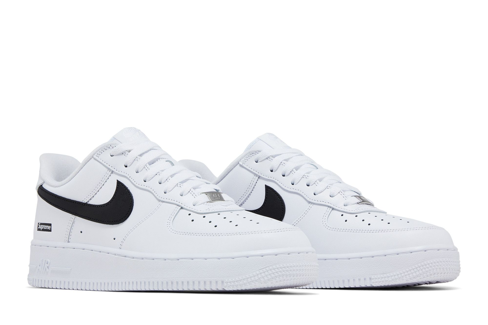 Buy Supreme x Nike Air Force 1 Low 'Box Logo - White Black