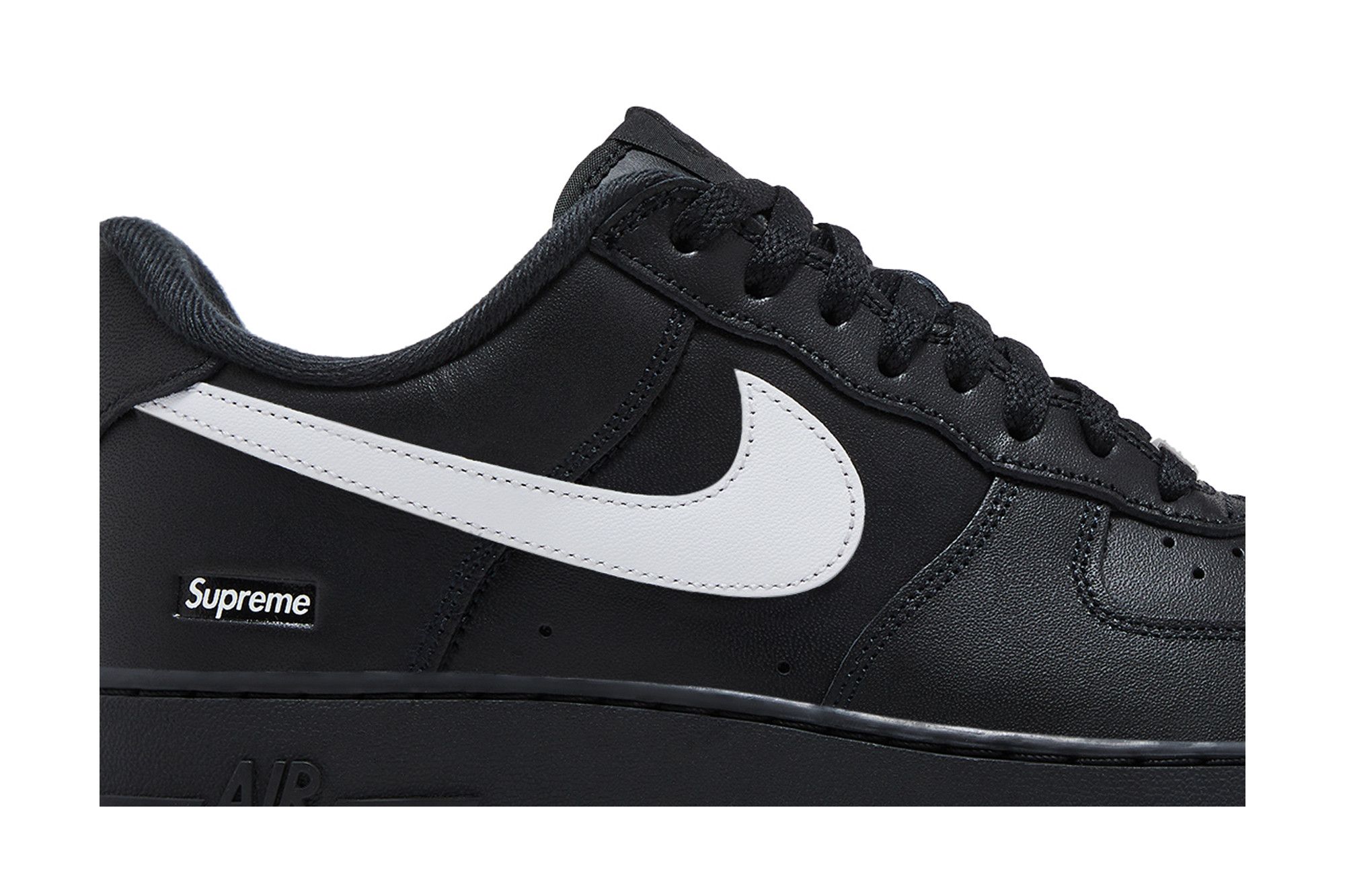 Buy Supreme x Air Force 1 Low 'Box Logo - Black White