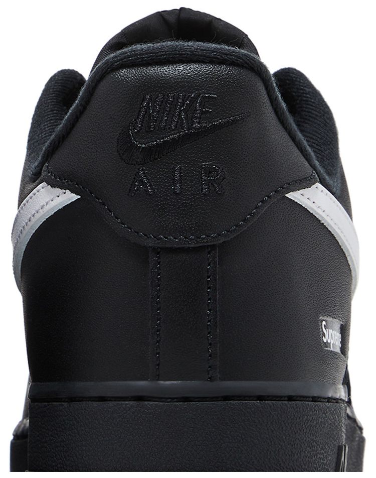 Supreme x Nike Air Force 1 Low Box Logo   Black White