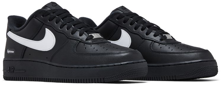 Supreme x Nike Air Force 1 Low Box Logo   Black White
