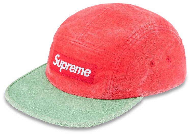 Supreme 2 Tone Moleskin Camp Cap Red