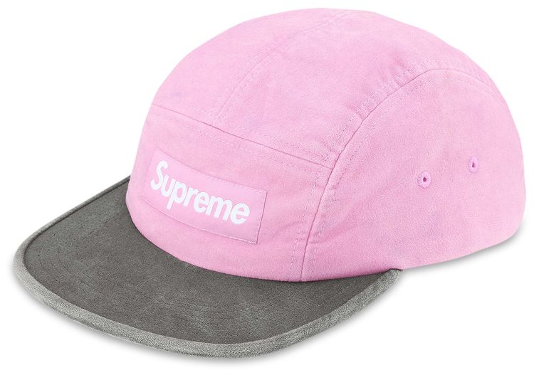 Supreme 2 Tone Moleskin Camp Cap Light Pink