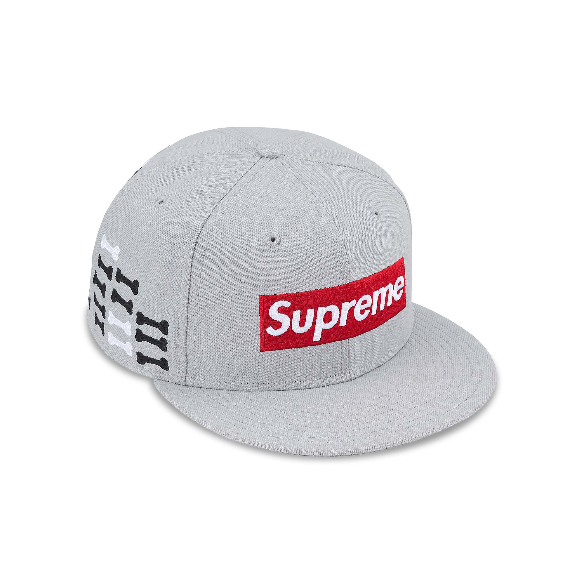 Buy Supreme Bones Box Logo New Era 'Grey' - FW25H46 GREY | GOAT