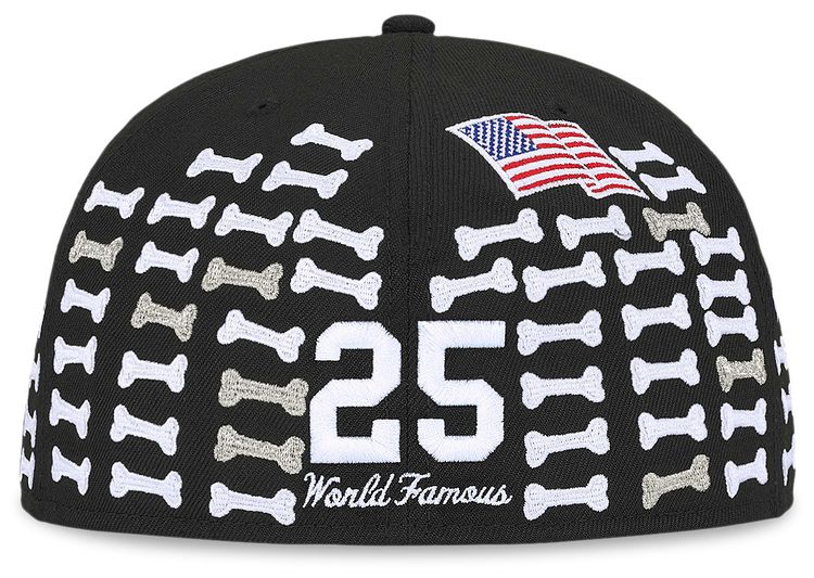 Supreme Bones Box Logo New Era Black