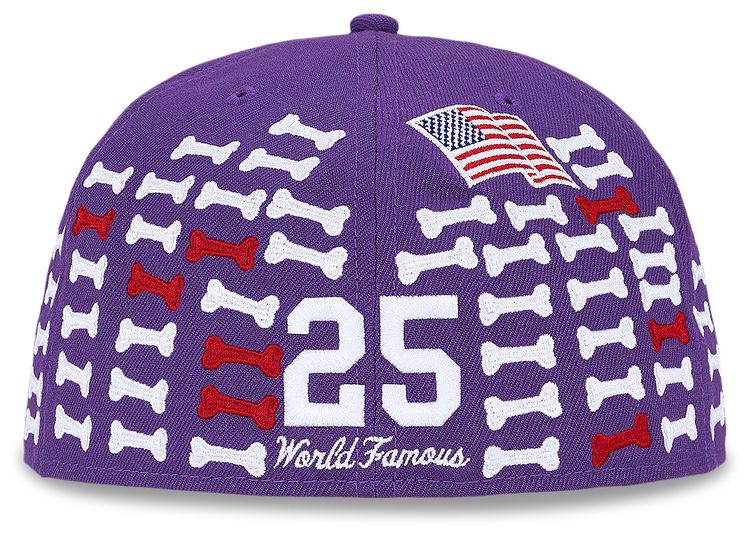 Supreme Bones Box Logo New Era Purple