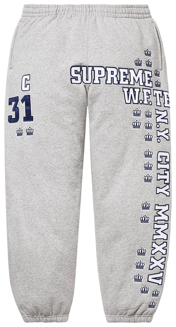 Supreme League Champs Sweatpant Heather Grey