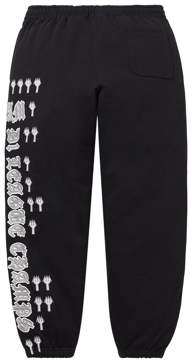 Supreme League Champs Sweatpant Black