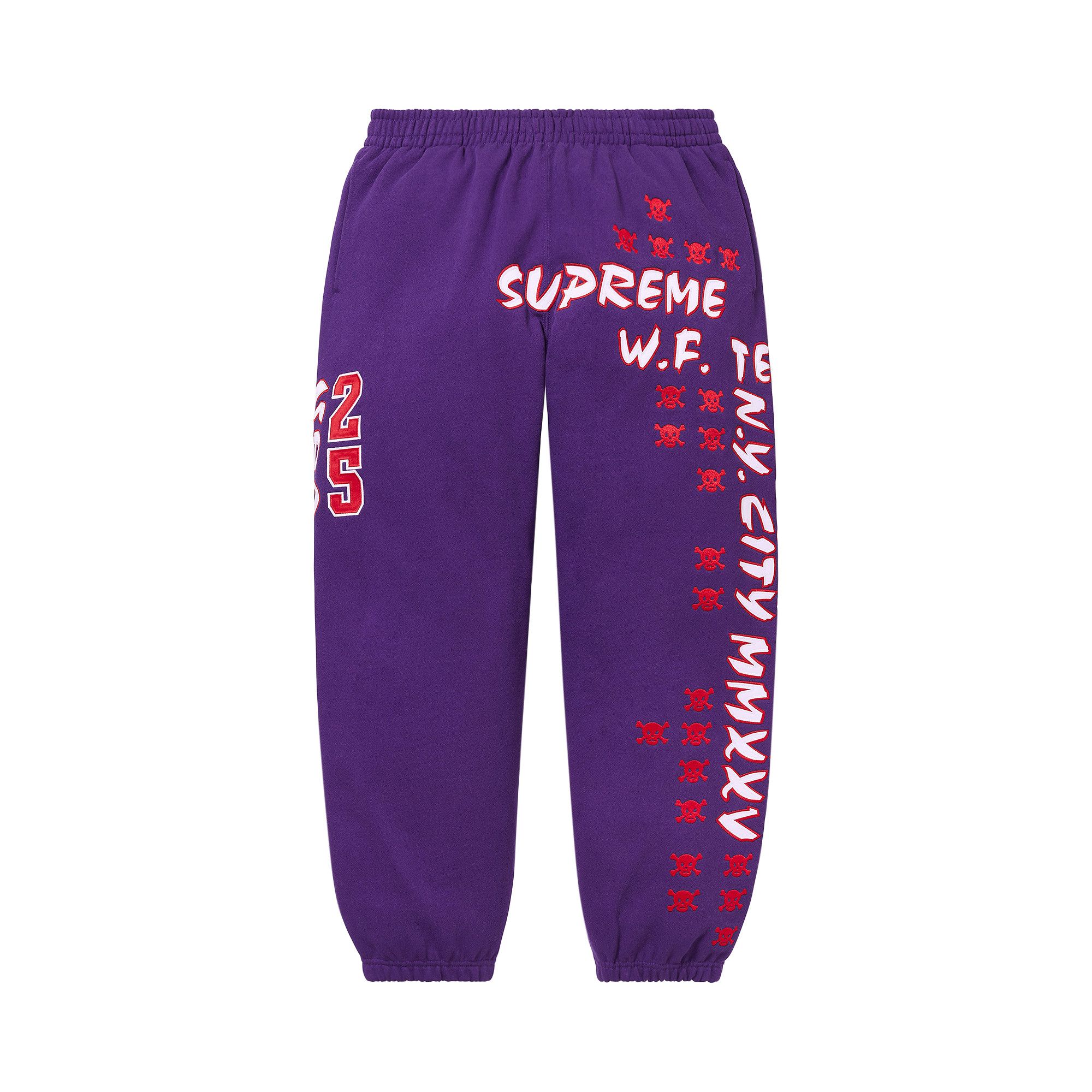 Buy Supreme League Champs Sweatpant 'Purple' - FW25P78 PURPLE | GOAT