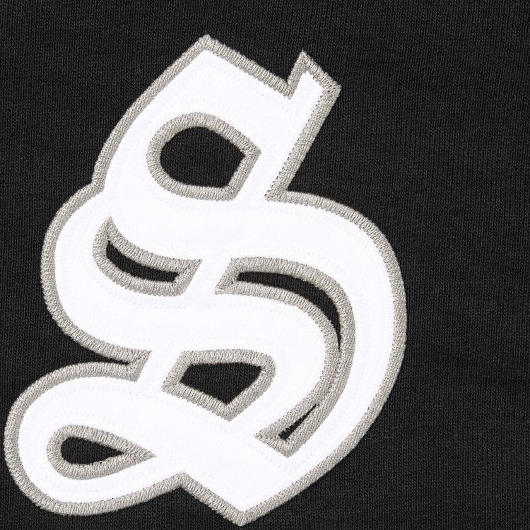 Supreme League Champs Zip Up Hooded Sweatshirt Black