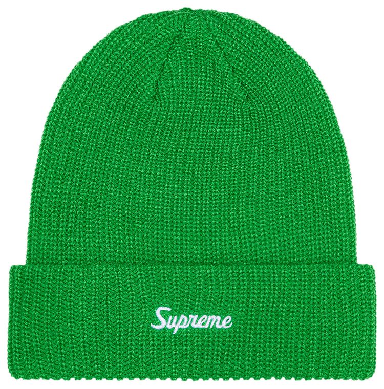 Supreme Loose Gauge Beanie Green