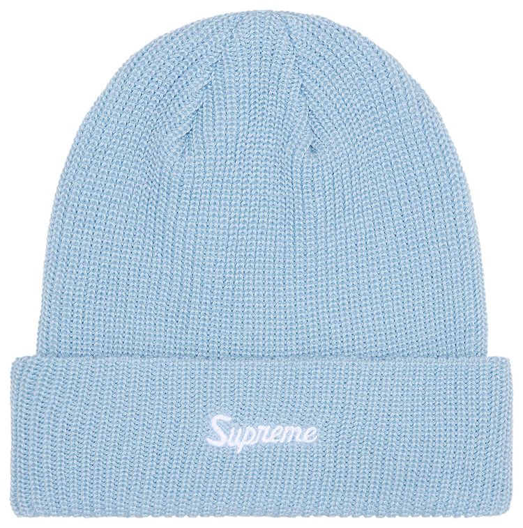 Supreme Loose Gauge Beanie Light Blue