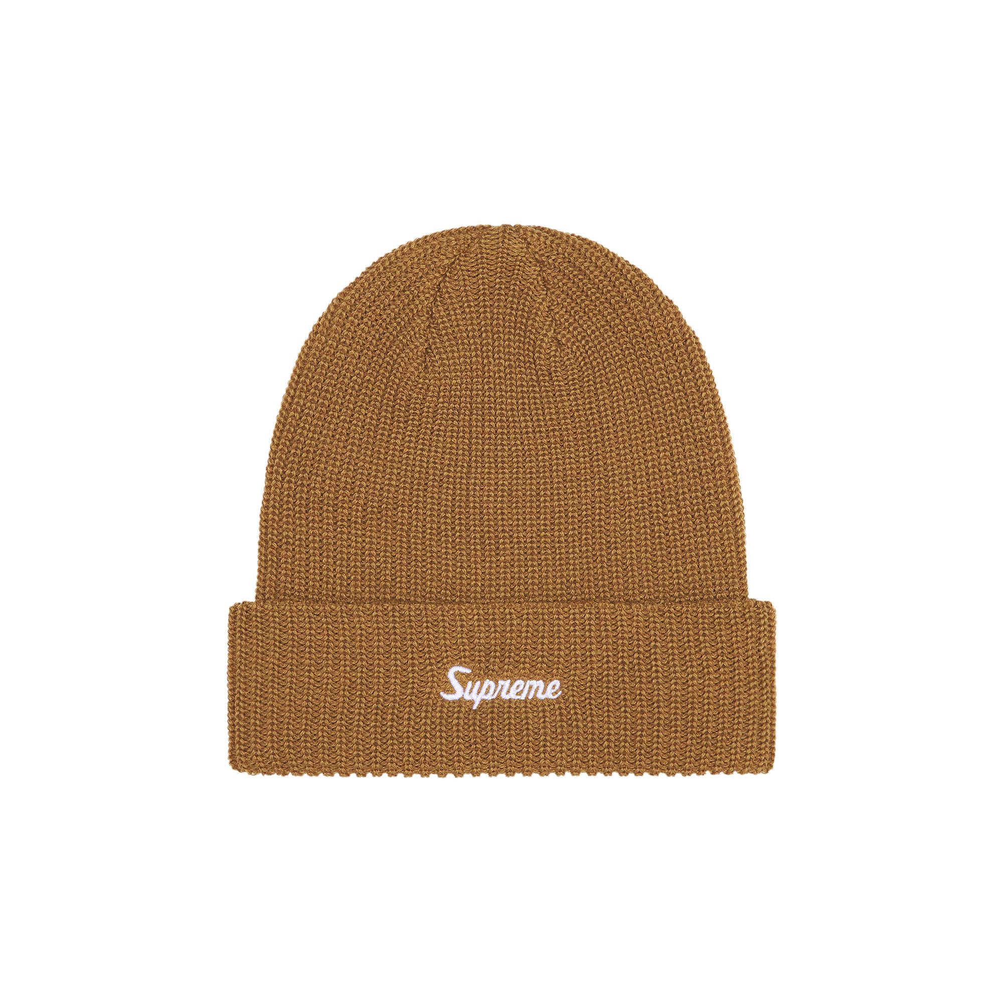 新品 Supreme Block Knit Beanie Tan ビーニー 即完 Block Knit Beanie - spring/summer 2025 - Supreme