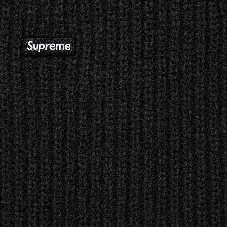 Supreme Small Box Polo Sweater Black