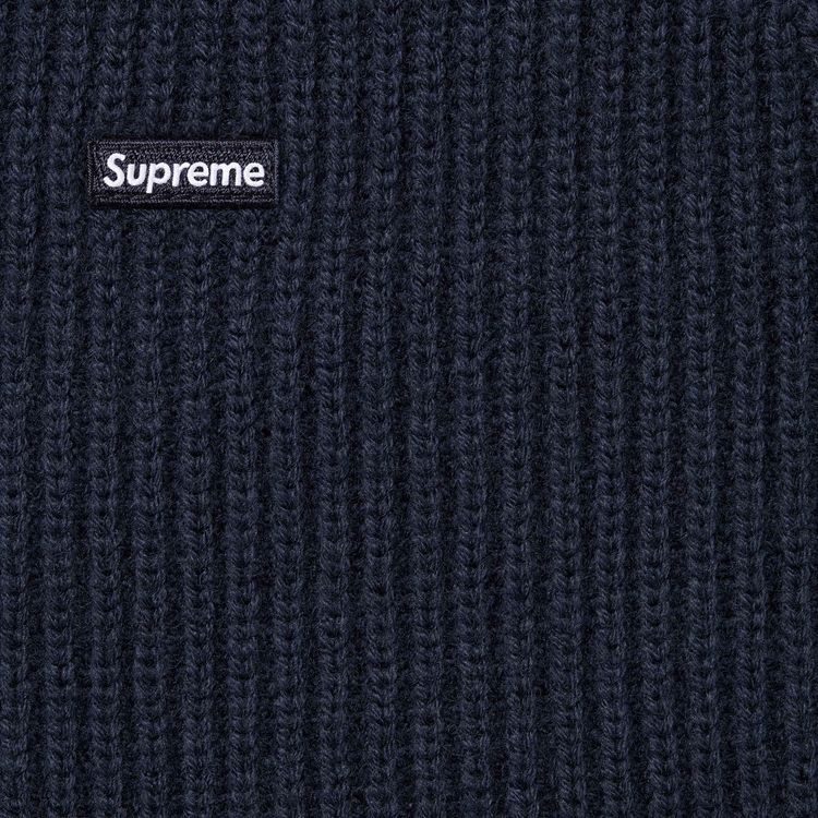 Supreme Small Box Polo Sweater Navy