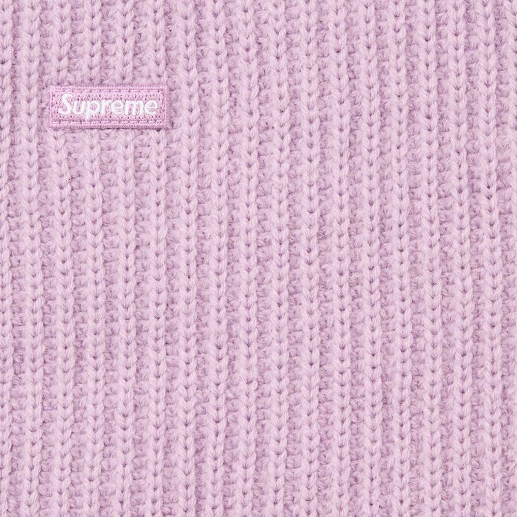 Supreme Small Box Polo Sweater Lavender