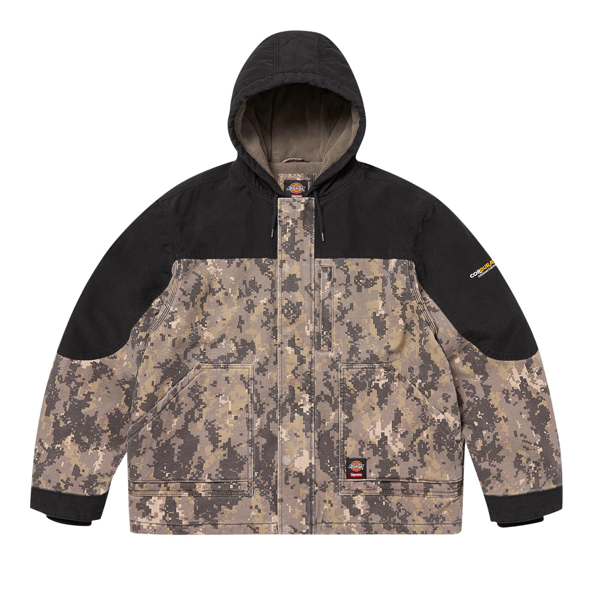 Buy Supreme x Dickies Cordura Hooded Work Jacket 'Digi Camo