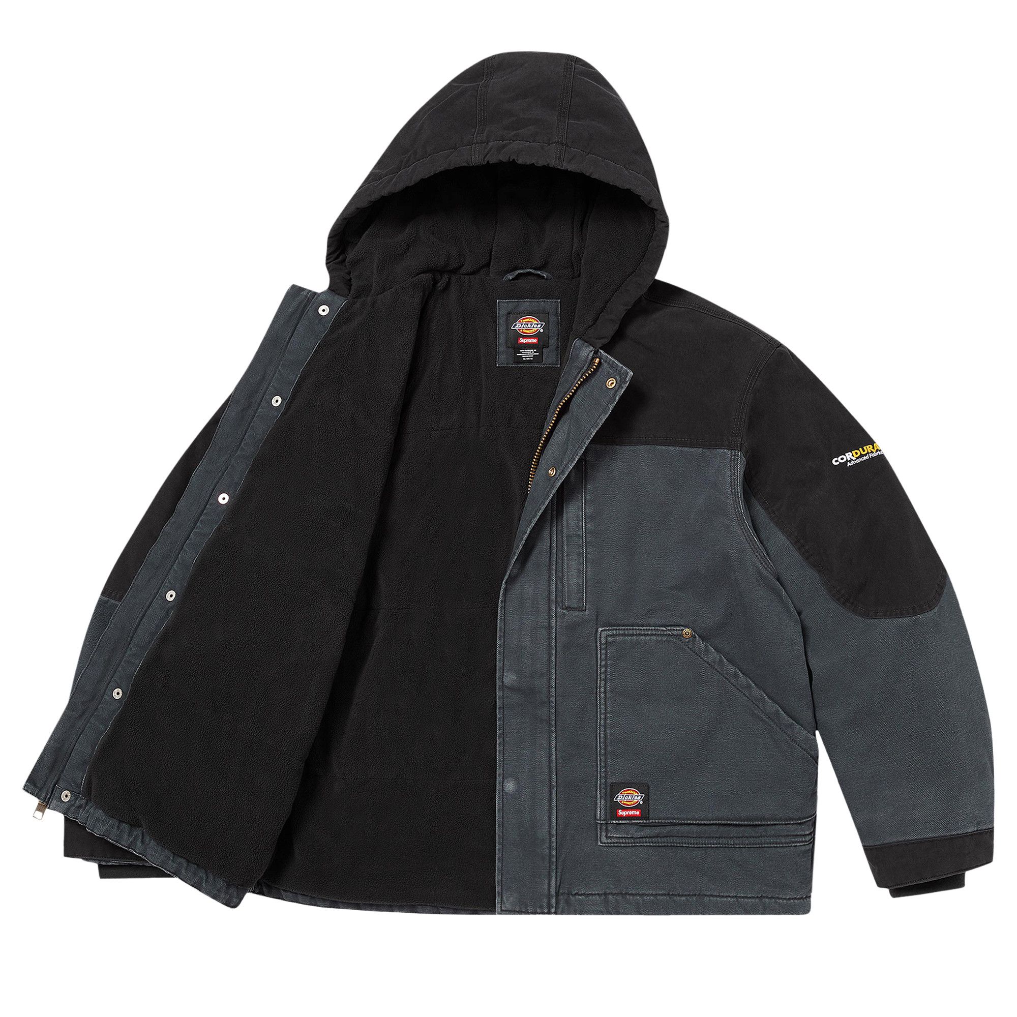 Buy Supreme x Dickies Cordura Hooded Work Jacket 'Black