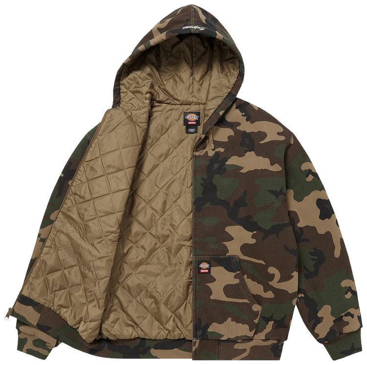 Hoodie Dickie Camo Jacket Dickies Fleece Jacket Desert Camo XL
