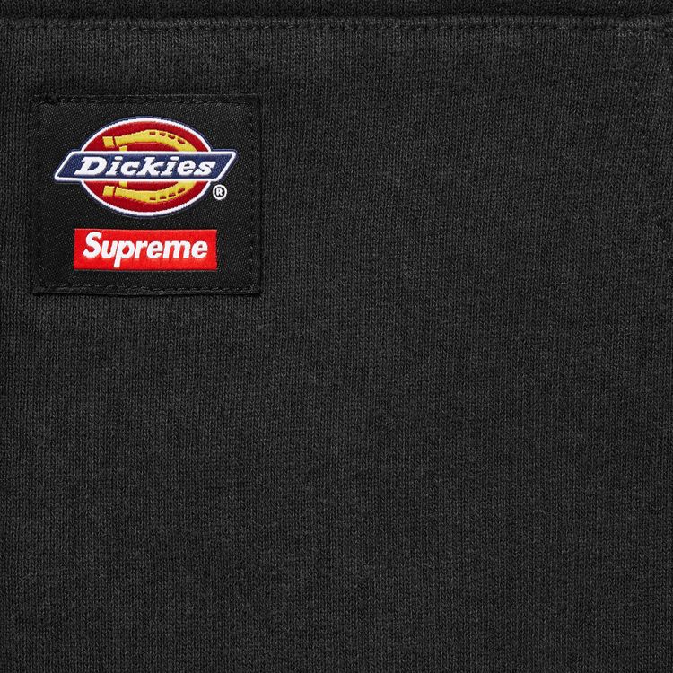 Supreme x Dickies Quilted Lined Zip Up Hooded Sweatshirt Black
