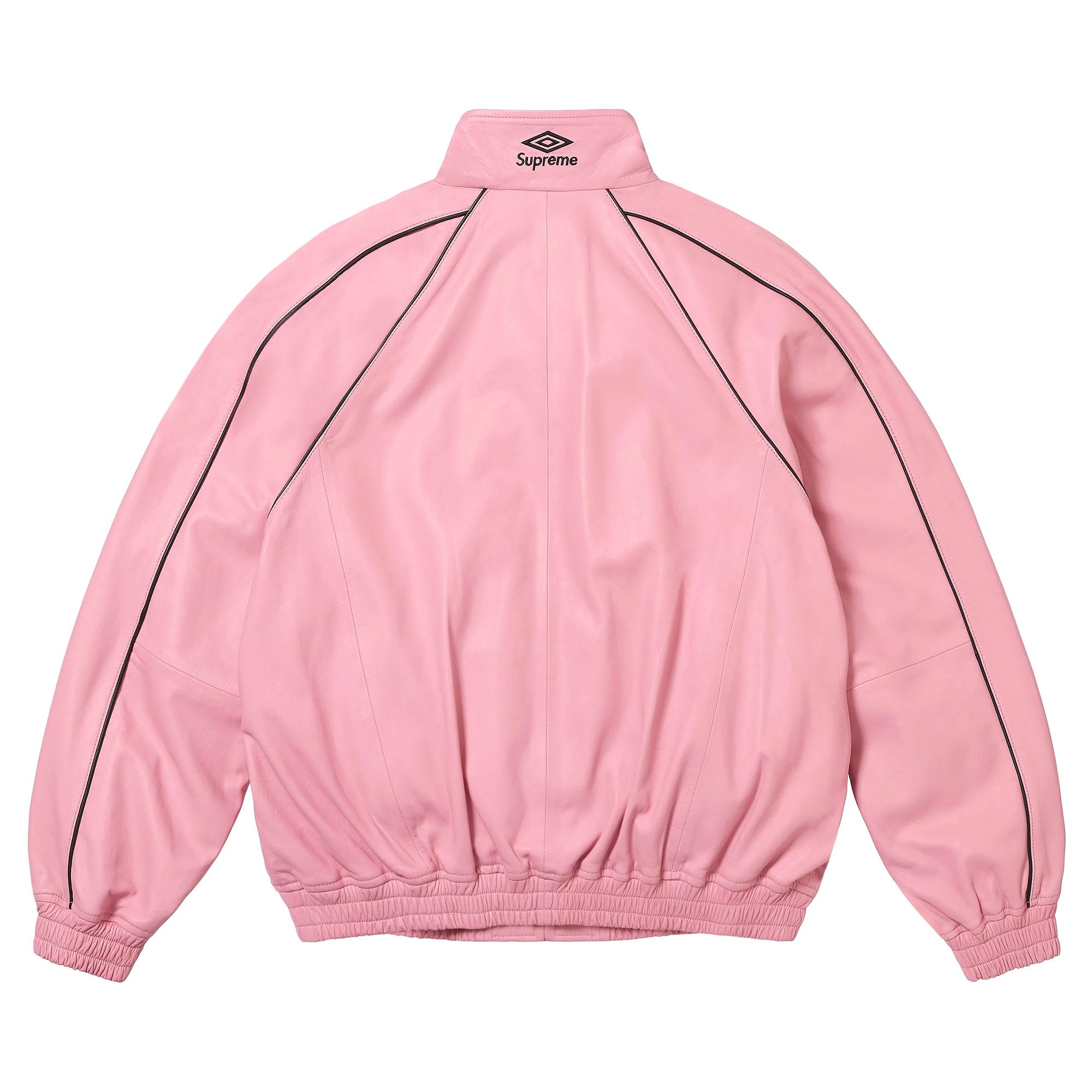 Buy Supreme x Umbro Leather Track Jacket 'Pink' - FW25J17