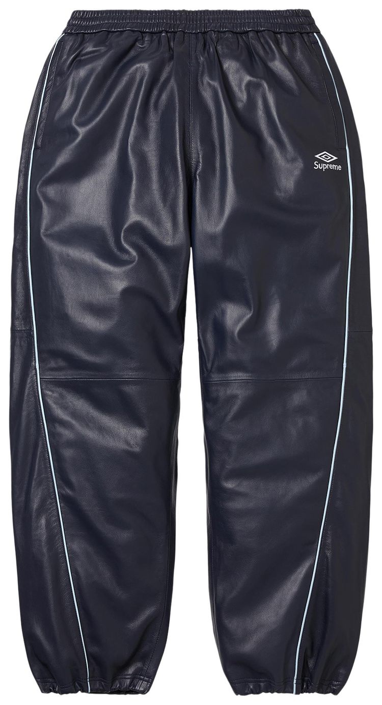 Supreme x Umbro Leather Track Pant Navy