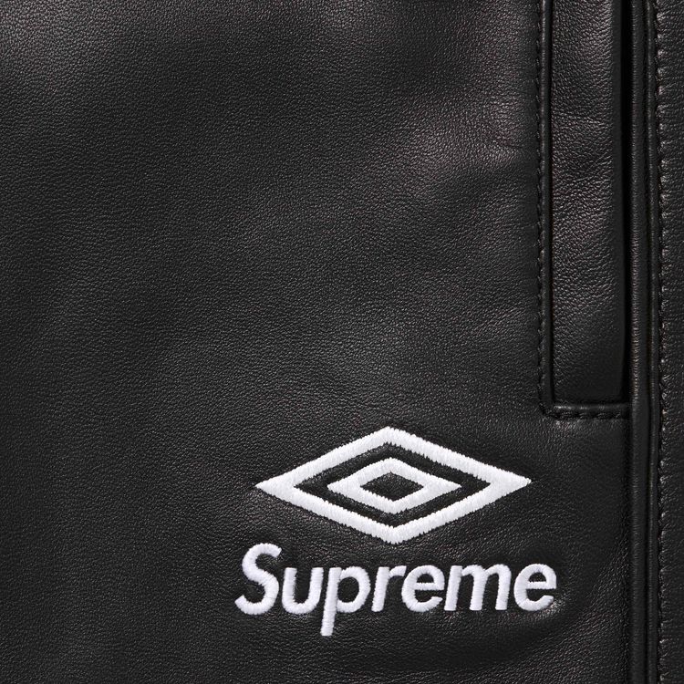 Supreme x Umbro Leather Track Pant Black