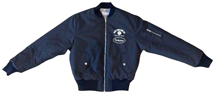 Market Handyman Reversible Bomber Jacket Pirate BlackWood Camo