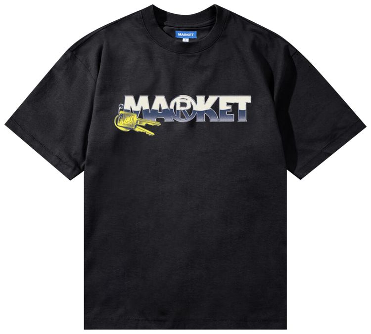 Market Turn To Start T Shirt Pirate Black