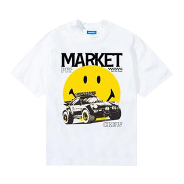 Market Smiley All Four T Shirt White