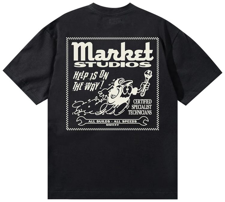 Market Speed And Quality T Shirt Pirate Black