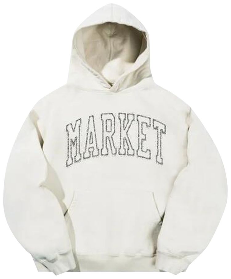 Market Vintage Arc Hoodie Unbleached Cotton