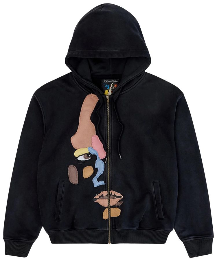 KidSuper Side Eye Face Hoodie Black