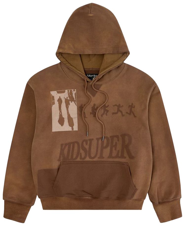 KidSuper Sun Faded Hoodie Brown