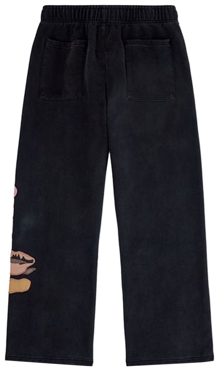 KidSuper Side Eye Face Sweatpants Black