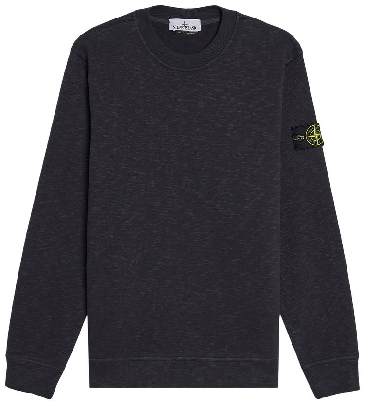 Stone Island VanisA Brushed Heavy Cotton Sweatshirt Ink