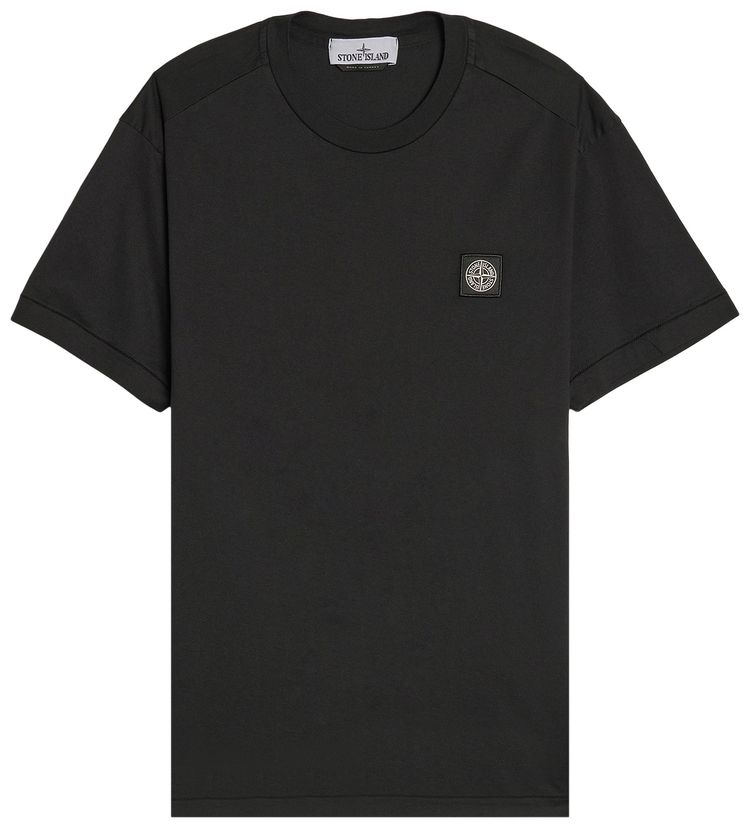 Stone Island Compass Logo Patch T Shirt Black