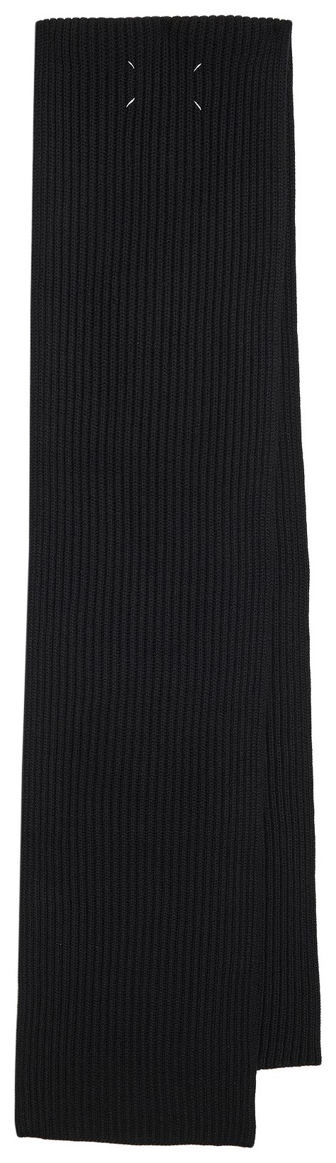Maison Margiela Geelong Wool Scarf Black