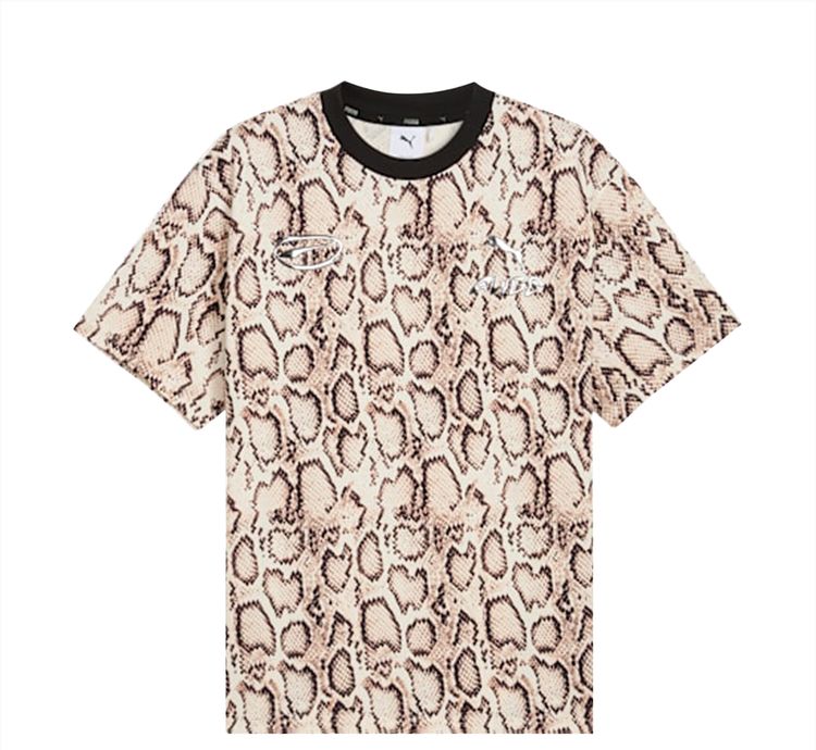Puma x AAP ROCKY Snakeskin Tee Frosted IvoryAop