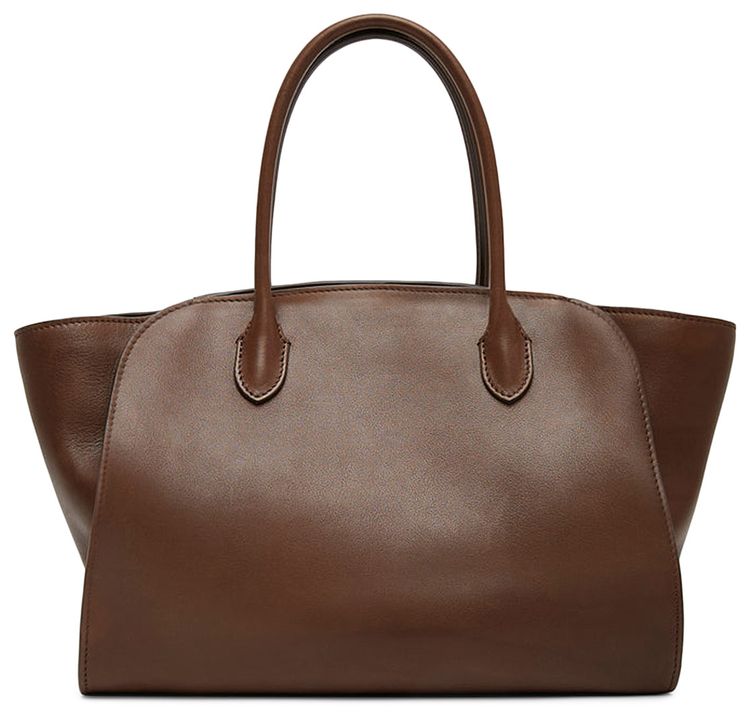 The Row Marlo 12 Tote Deep Brown