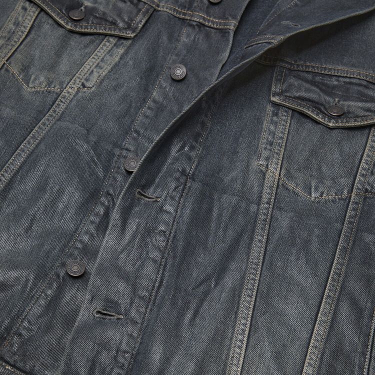 Acne Studios Hooded Denim Jacket Black