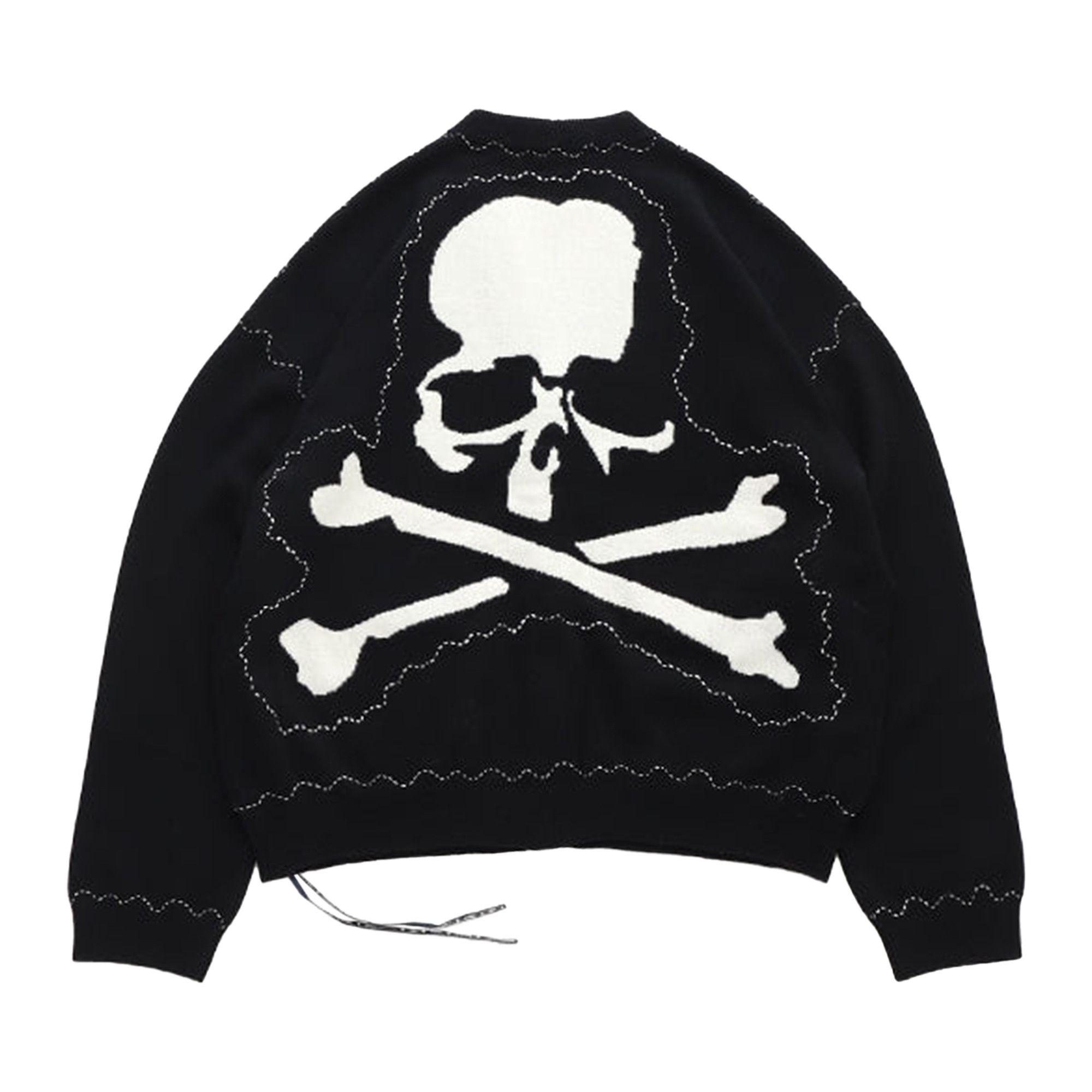 Buy Mastermind Japan Hand Stitch Cardigan 'Black' - MJ25E15 KN010