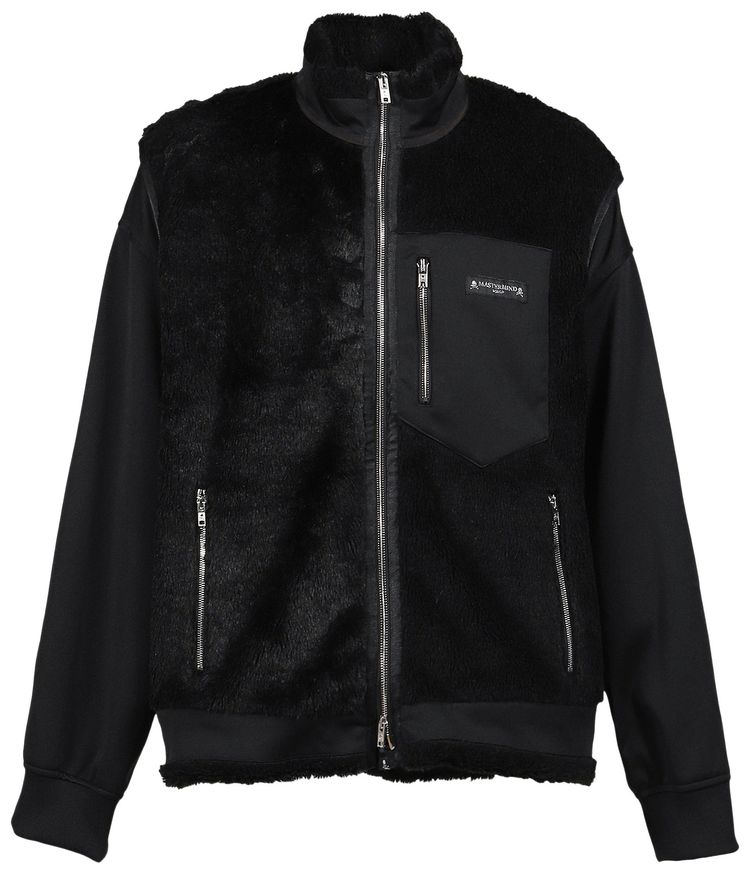 Mastermind World Layered Sherpa Jacket Black