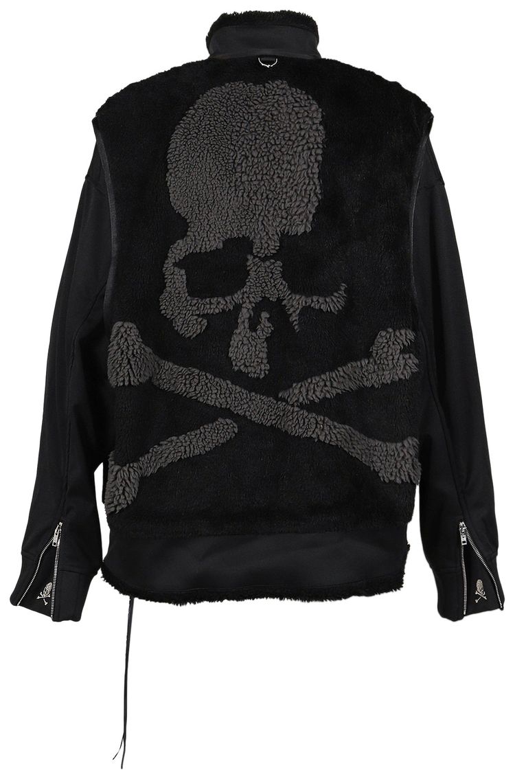 Mastermind World Layered Sherpa Jacket Black