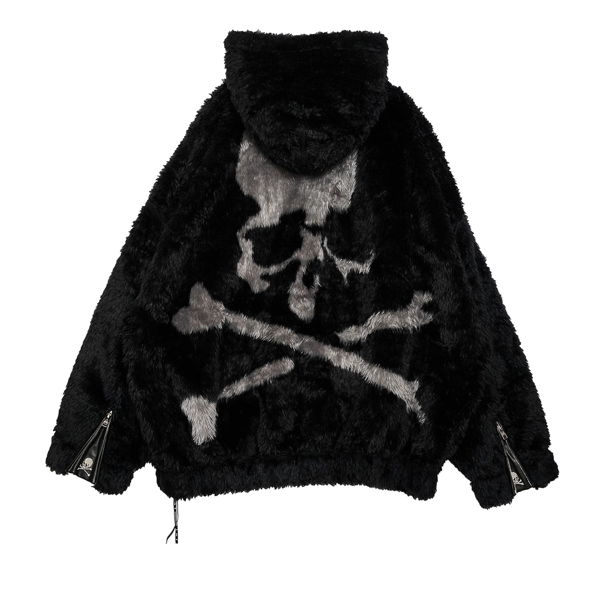 Buy Mastermind Japan Polar Bear Zip Up Hoodie 'Black' - MJ25E15