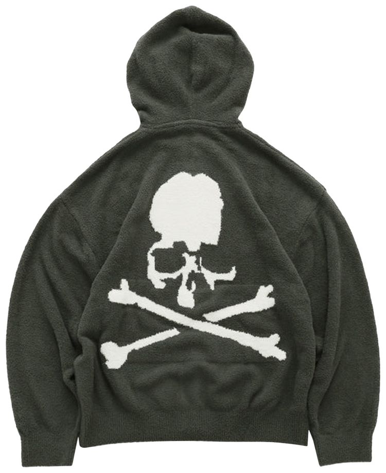 Mastermind World Lounge Zip Up Hoodie CharcoalWhite